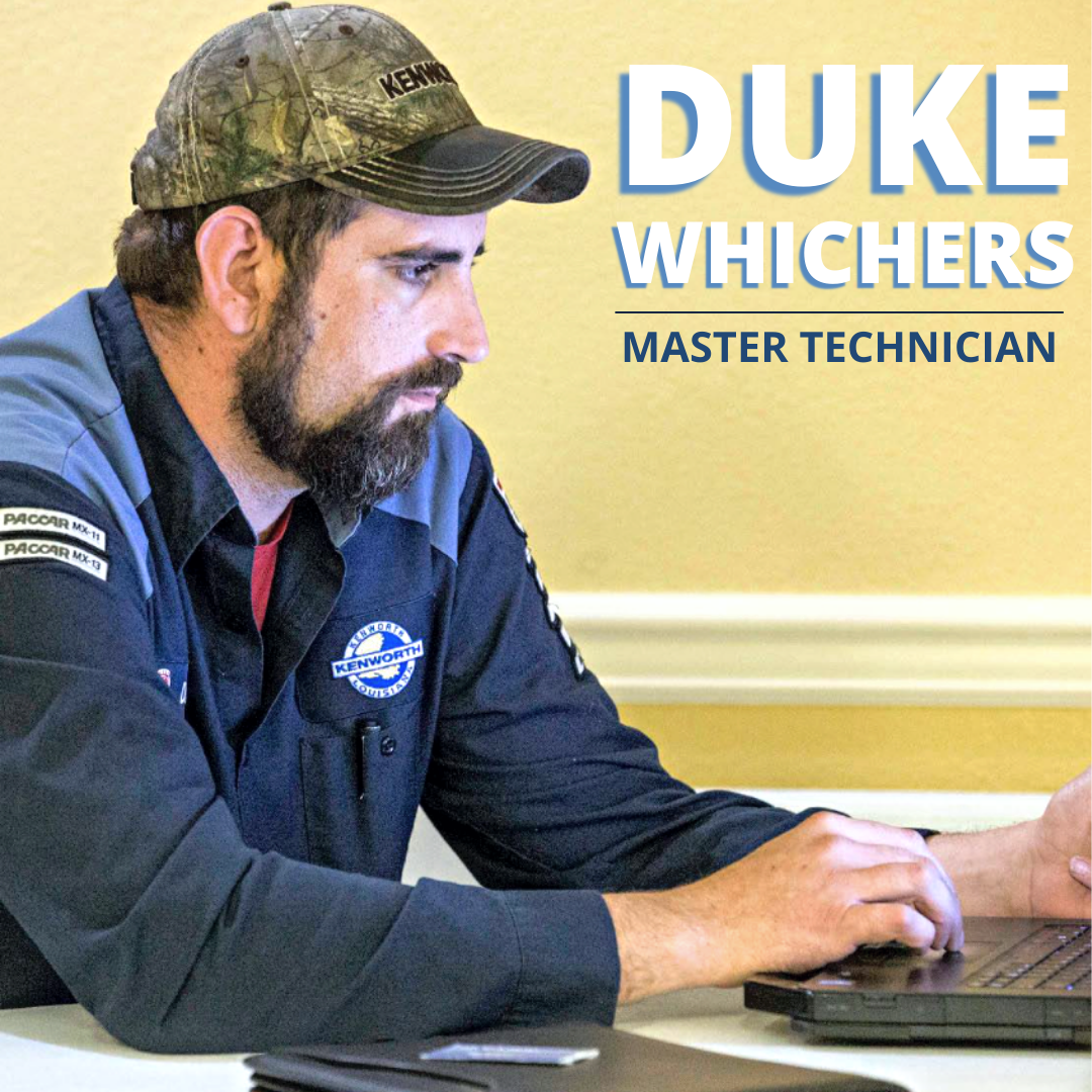 Duke Whichers, master truck technician